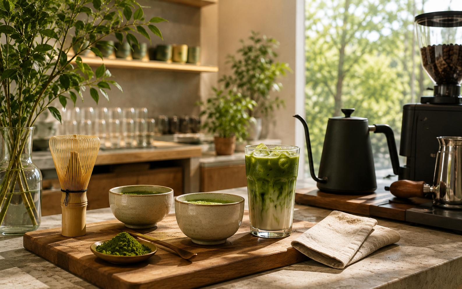 Organic Matcha for Wellness Cafés and Retail Brands