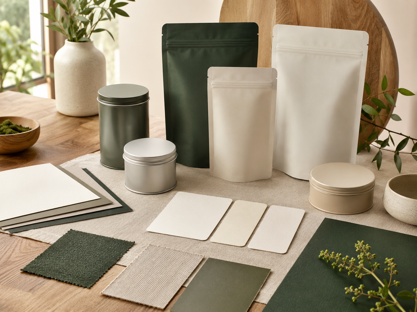 Product direction with tea samples